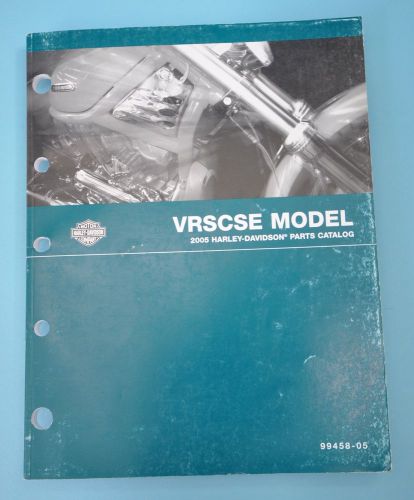 Harley davidson vrscse v-rod parts catalog, p/n 99458-05, screamin&#039; eagle v rod