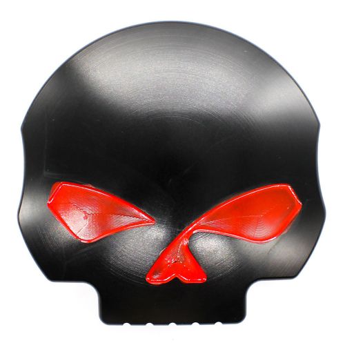 Cnc motorcycle skull gas fuel tank cover cap for harley softail sportster