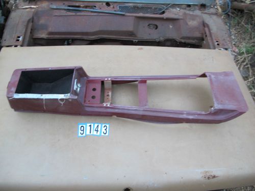 1969 mercury cougar xr7 oem center console body red