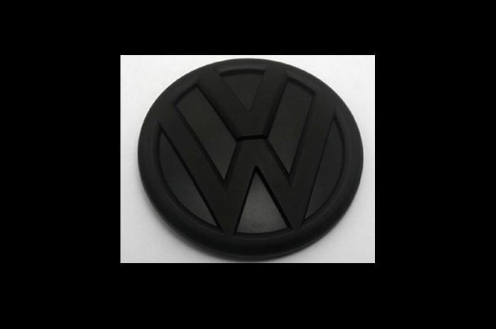 Matte black rear trunk emblem badge for vw jetta mk6 se sel gli tdi 2.5 2.0t