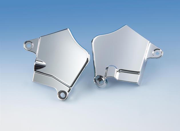 Show chrome neck covers fits kawasaki vn1600 vulcan 1600 nomad 2002-2009