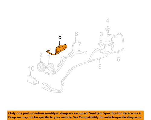 Ford oem 99-03 f-250 super duty-power steering pressure hose f81z3a719aa