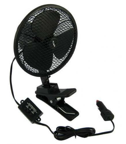 X-way 12 volt dc 2 speed ventilation fan with clip-on install, high-low speed a