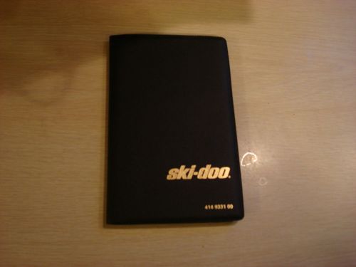 2001 ski doo  atv owner&#039;s manual