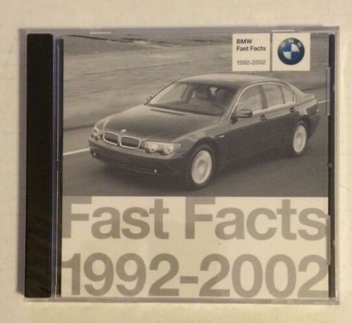 New bmw fast facts 1992-2002 cd retail information sealed