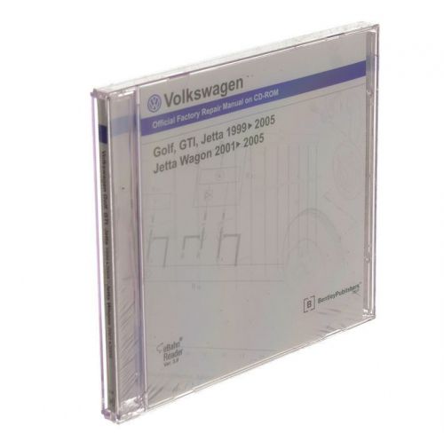 Bentley repair manual for vw volkswagen golf jetta factory oem dvd 1999-2005