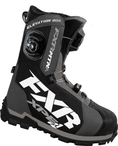 New fxr-snow elevation lite boa focus insulated boots, charcoal/black, us-13