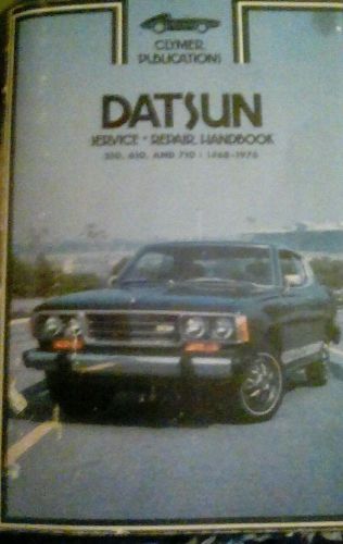 1968-1976 clymer datsun 510 610 710 car service repair manual book all models