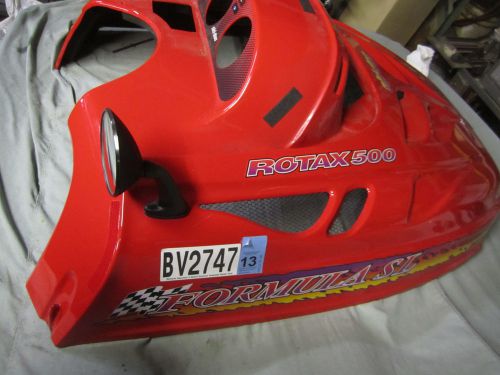 95-99 ski-doo s chassis belly hood formula sl mxz touring with mirrors