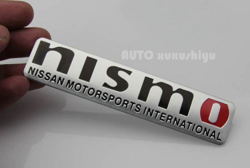 Auto car performance alu badge decals emblem stickers fender for nismo sports