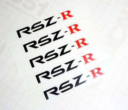 Work rsz-r competition wheel spokes decal sticker-any colors and sizes