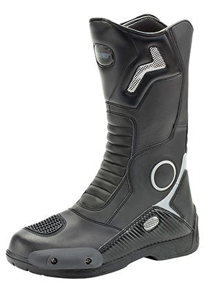 Joe rocket 12 black ballistic touring motorcycle boots