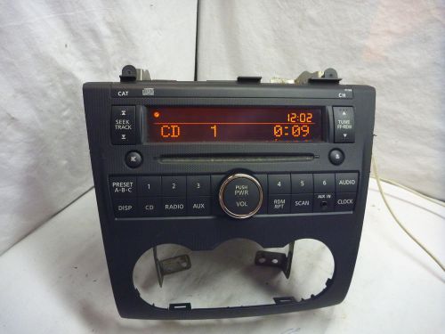 07-09 nissan altima radio cd player &amp; climate controls 28185-ja000 py13b c52998