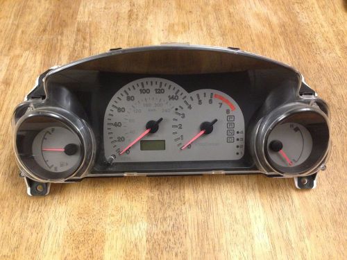 2000-2002 mitsubishi eclipse speedometer gauge cluster 2.4 fwd 5 speed fast ship