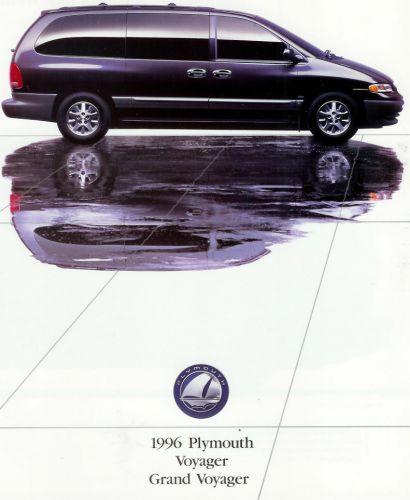 1996 plymouth voyager brochure