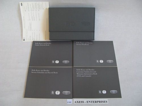 2001 2002 rolls royce &amp; bentley owners service manuals supplement books set c122