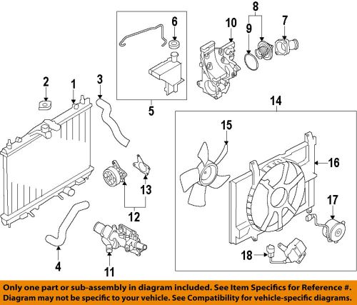 Nissan oem 07-12 versa radiator-lower hose 21503el000