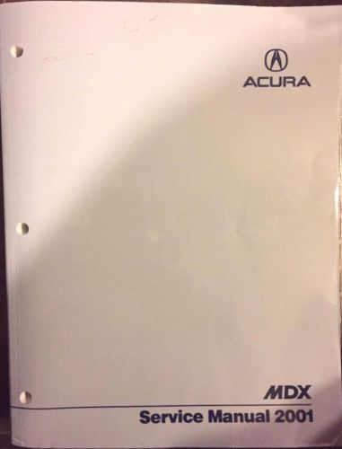 Acura mdx 2001 oem service manual