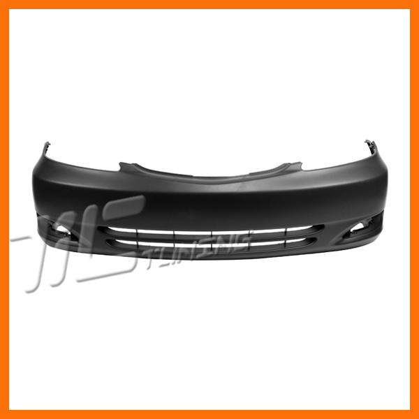 02-04 camry usa se front bumper facial cover primered w/fog capa replacement