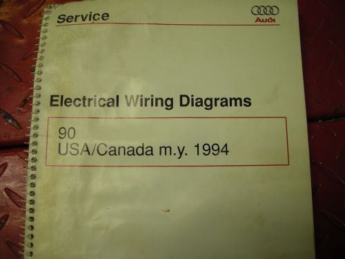 Audi 90 1994 wiring diagrams factory issued free shipping