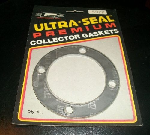 Mr gasket,mr gasket 5977,3&#034;round collector gaskets,3-5/8&#034; bolt circle,3/8&#034; bolts