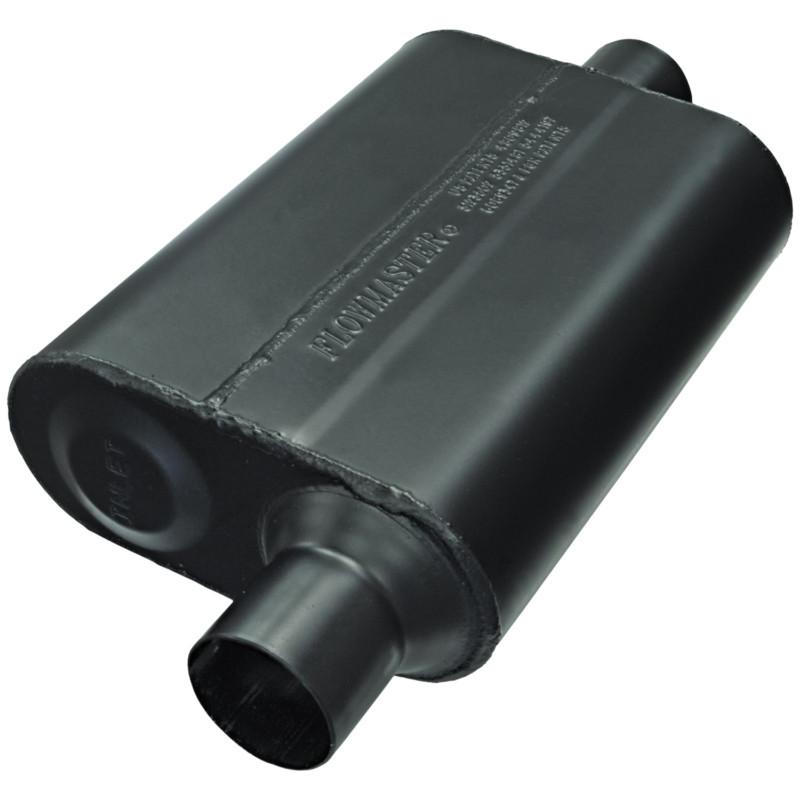 Flowmaster super 44 muffler - 2.50 offset in / 2.50 center out - aggressive