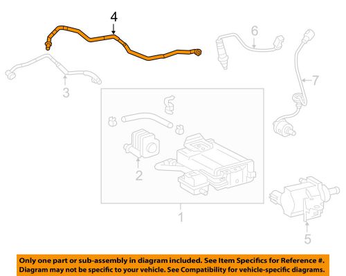 Lexus toyota oem 2015 rc350 3.5l-v6 emission-vapor hose 7740424060