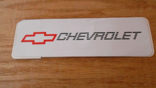 Chevrolet decal