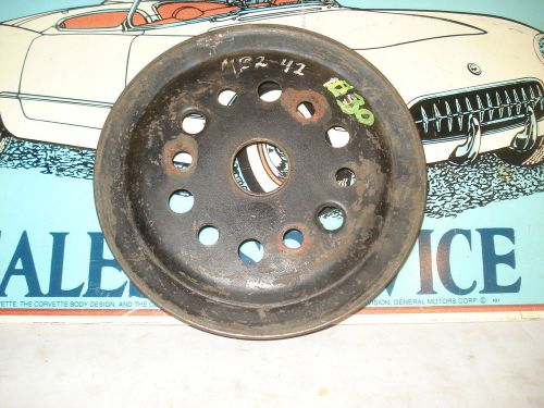 Crankshaft pulley, used. 55-68 chevy car/truck, chevelle, camaro, corvette