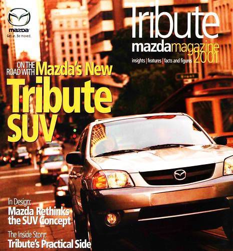 2001 mazda tribute factory brochure-tribute dx-lx-es