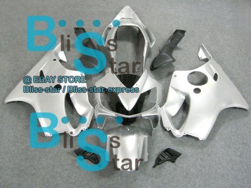 Silver injection fairing kit fit honda cbr600f4i 2004-2007 04 b6