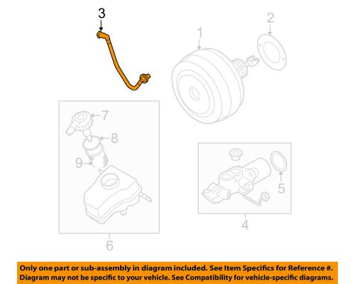 Bmw oem 07-13 328i-vacuum hose 34337577336