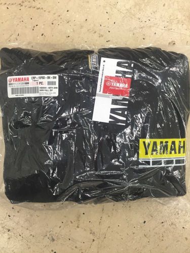 Yamaha 60th anniversary zip-up hoodie in black - small - brand new