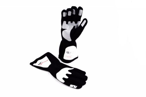 Rjs racing sfi 3.3/1 elite driving racing gloves black size x large 600030121