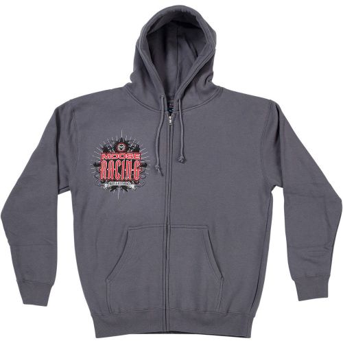 Moose racing arcane zip-up hoody  gray