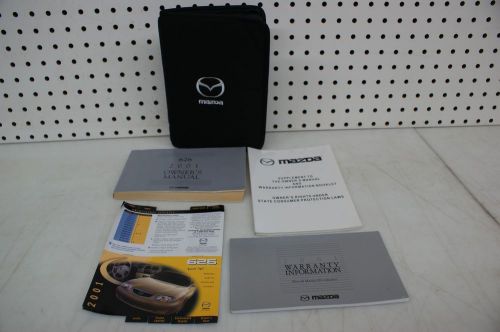 2001 mazda 626  owners manual set    free shipping