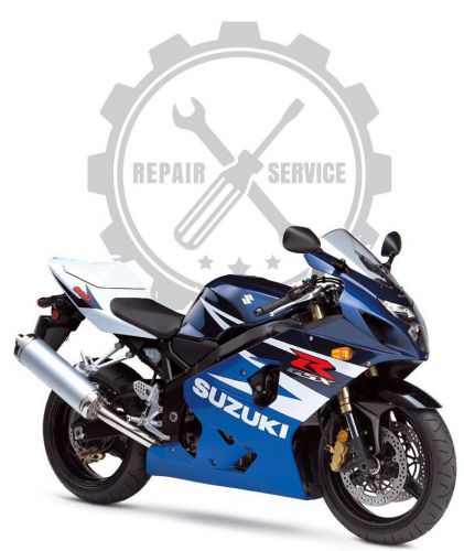 Suzuki gsx-r 600 2004 - 2005 k4 k5 motorcycle e-book service manual