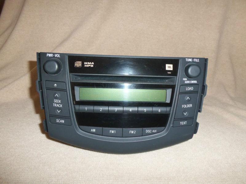 2009 toyota rav4 in-dash oem radio/stereo, 6-cd changer - part#  86120-42180