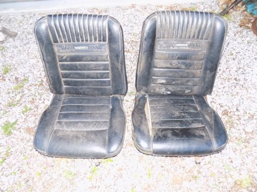 Vintage bucket seats cores 65 66 mustang ford  pony solid