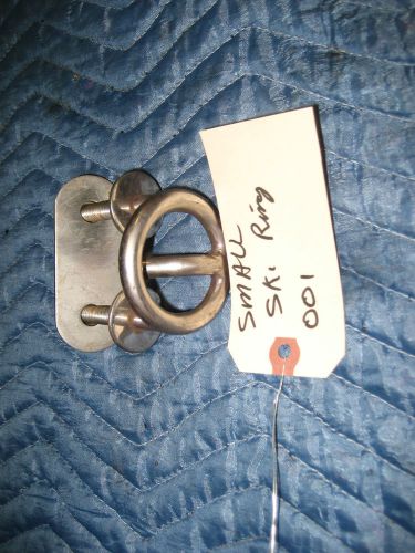 Small staineless steel key ring with mounting hardware ring size 2.5 &#034; (001