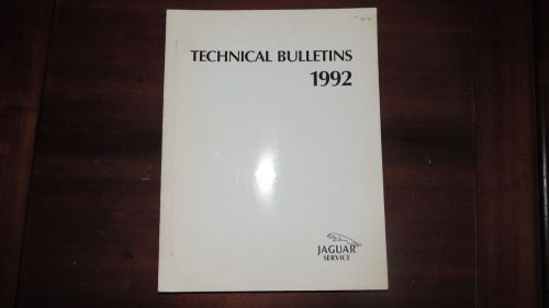 1992 jaguar technical bulletins