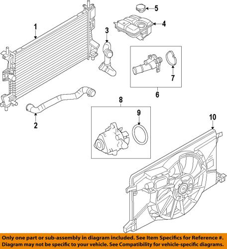 Ford oem-engine water pump gasket 3m4z8255a