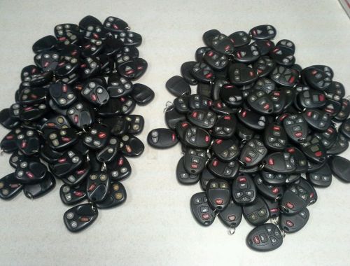 Lot of 230 gmc gm chevy  keyless remotes fobs.