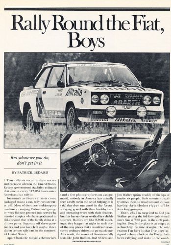 1980 fiat rally - classic article d29