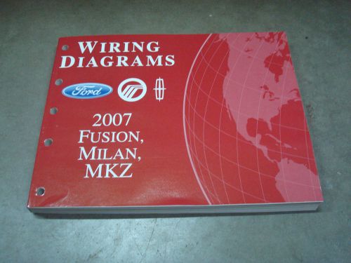 2007 fusion, milan, mkz  wiring diagrams manual