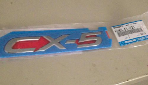 2013-2014 mazda cx-5 rear chrome &#034; cx-5&#034; emblem  *brand new*