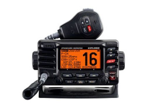 Standard explorer gps black class d 25 watt vhf