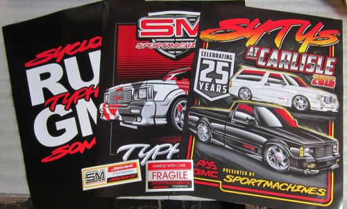 Run gmc, carlisle, shop truck posters 18&#034;x24&#034; sportmachines gmc syclone typhoon