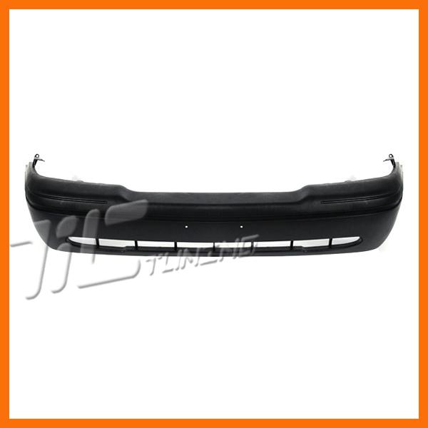 1998-2002 ford crown victoria front bumper cover matte black plastic no primered