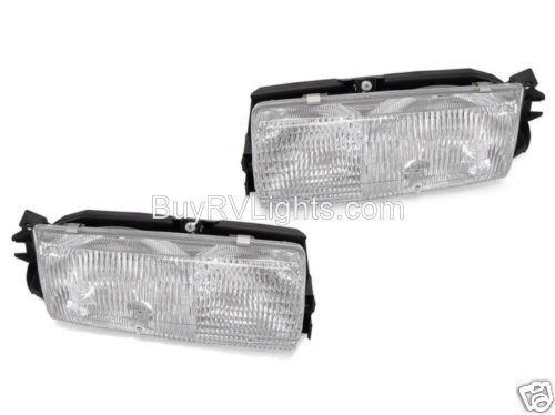 Georgie boy landau 1999 2000 2001 pair headlights head lights lamps rv